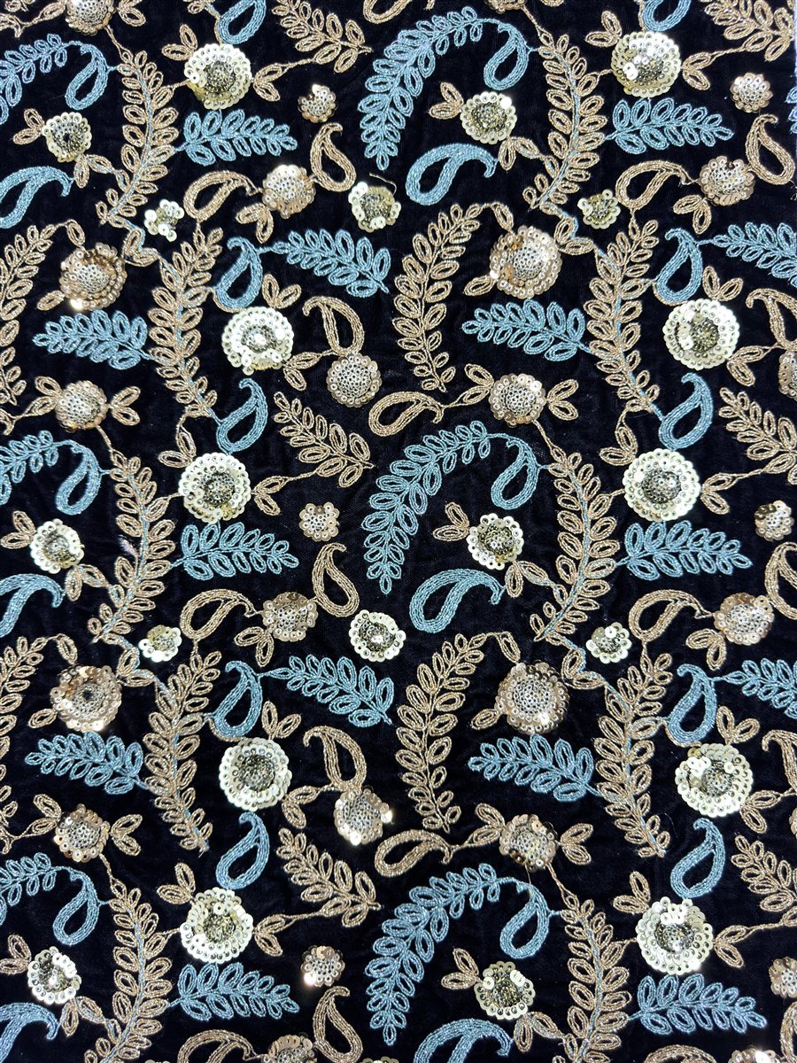Design A-1002 fancy fabric